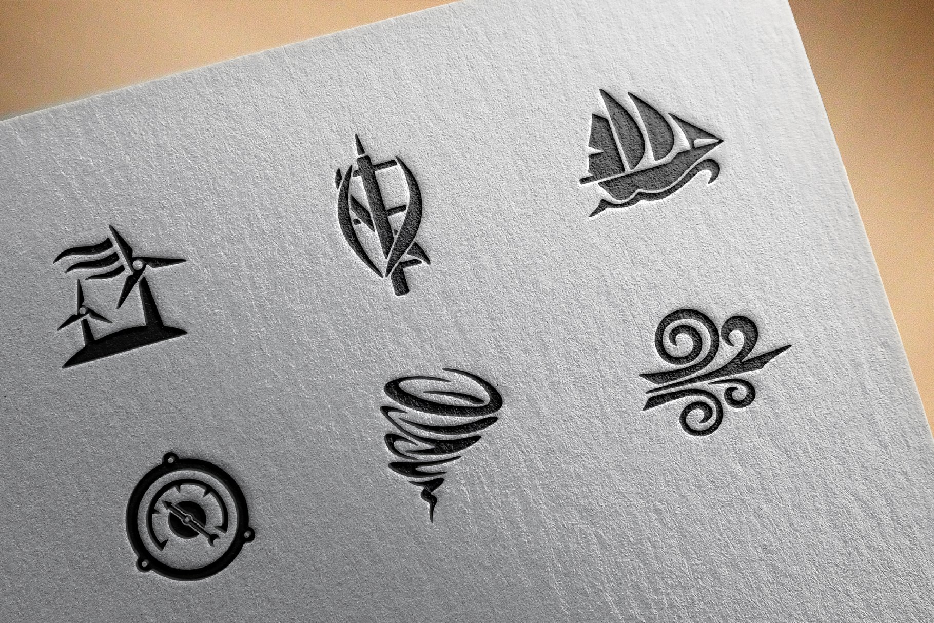 20个手绘风元素简约图标 Wind icons插图(2)