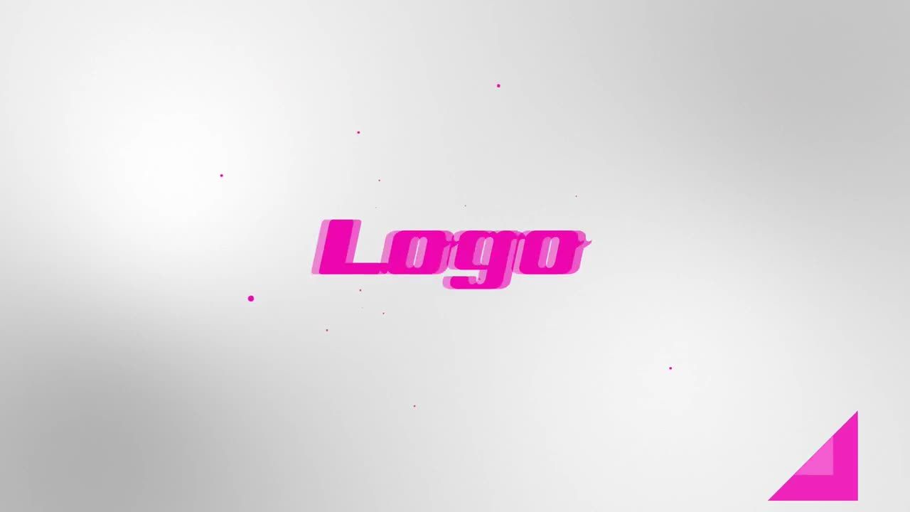 简洁的三角徽标动画展示素材库精选AE模板Triangle Logo