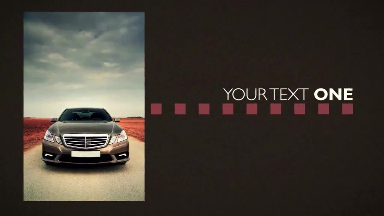 闪烁幻灯片图像动画广告素材库精选AE模板