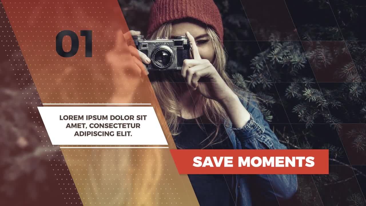 时尚清晰创意动画幻灯片素材库精选AE模板