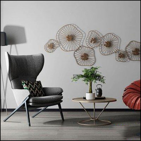 现代休闲椅和茶几组合素材之家精选3D模型2