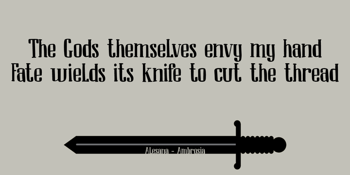 Ambrosine Font Family插图3