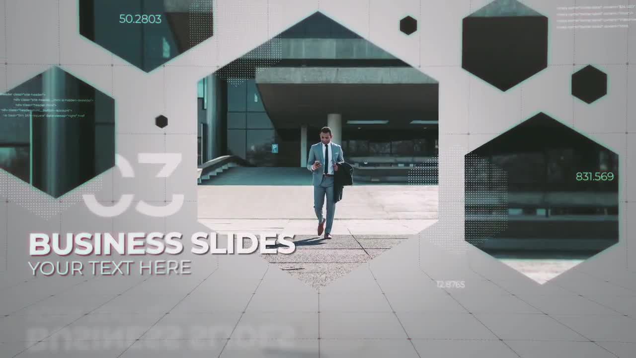 时尚的业务演示后效果素材库精选AE模板