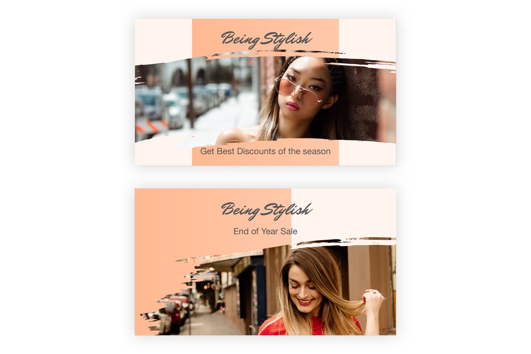 21款社交媒体广告Banner设计SKETCH模板素材库精选v1 21 Social Media Banners Kit (Vol. 1) for Sketch插图(1)