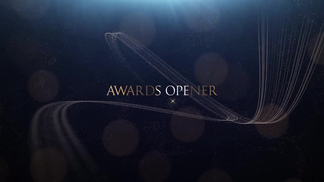 闪亮的金线黄金文字素材库精选pr模板