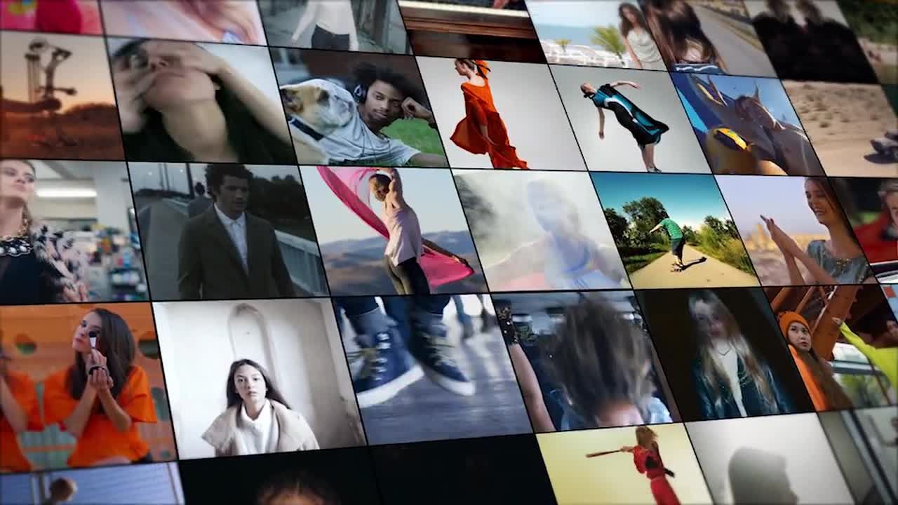 PR多视频logo动画开场模板