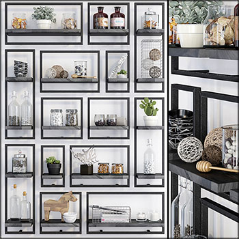 阁楼菩提树装饰架素材之家精选3D模型