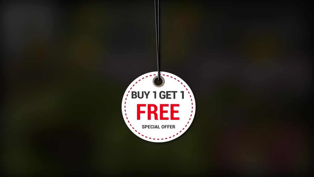 10个销售促销标签Pr模板