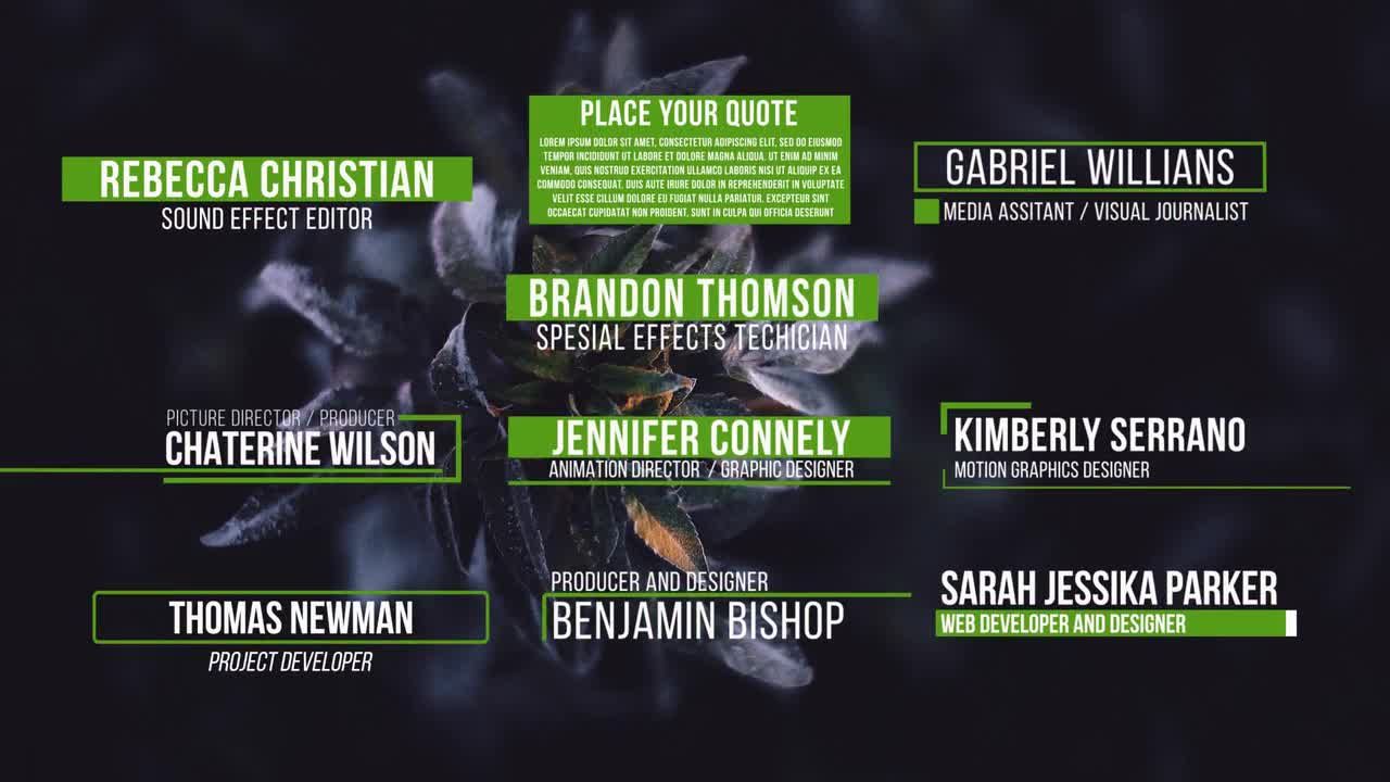 10个企业较低的三分之二素材库精选AE模板