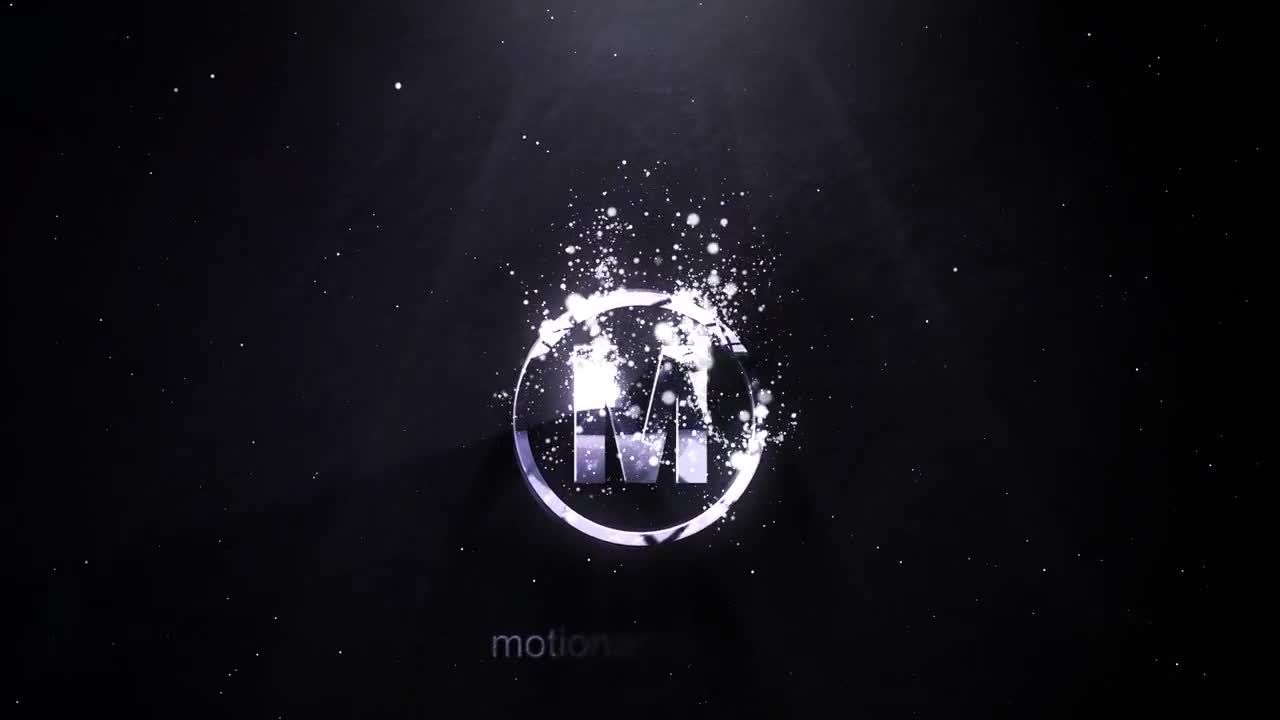 光泽徽标粒子显示素材库精选AE模板