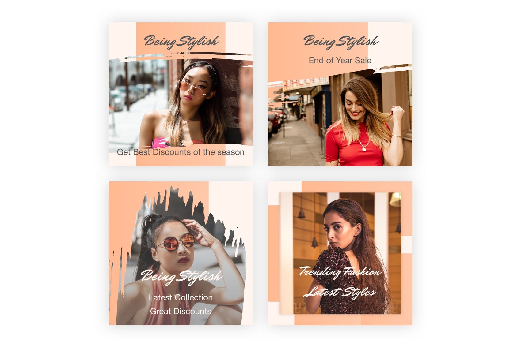 21款社交媒体广告Banner设计SKETCH模板素材库精选v1 21 Social Media Banners Kit (Vol. 1) for Sketch插图(5)