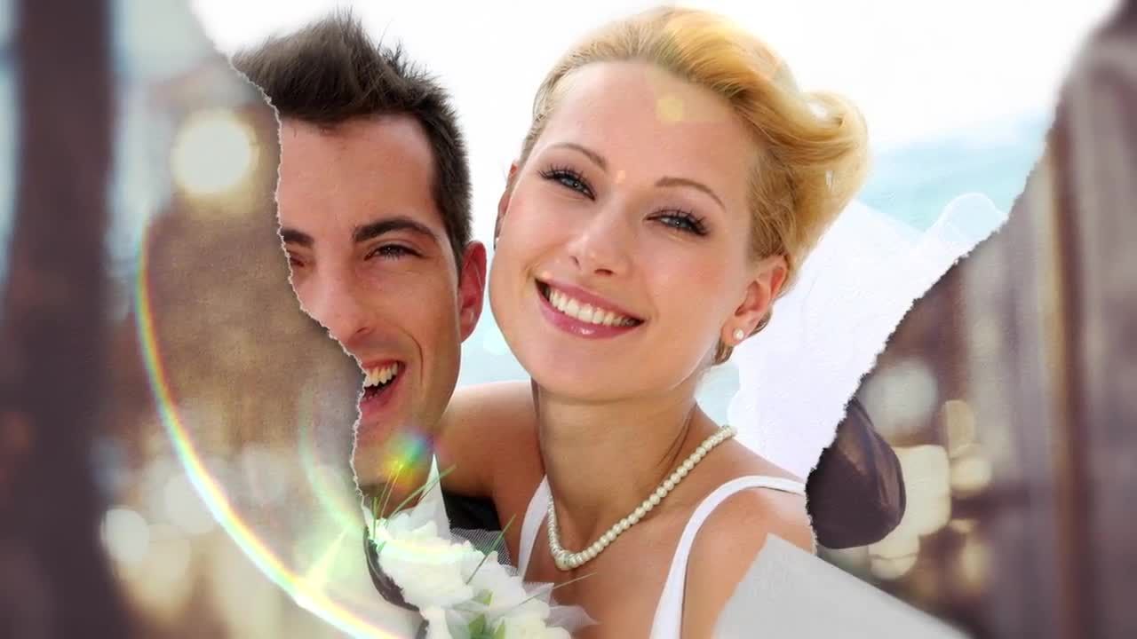 翻录纸撕裂过渡效果企业幻灯片素材库精选AE模板