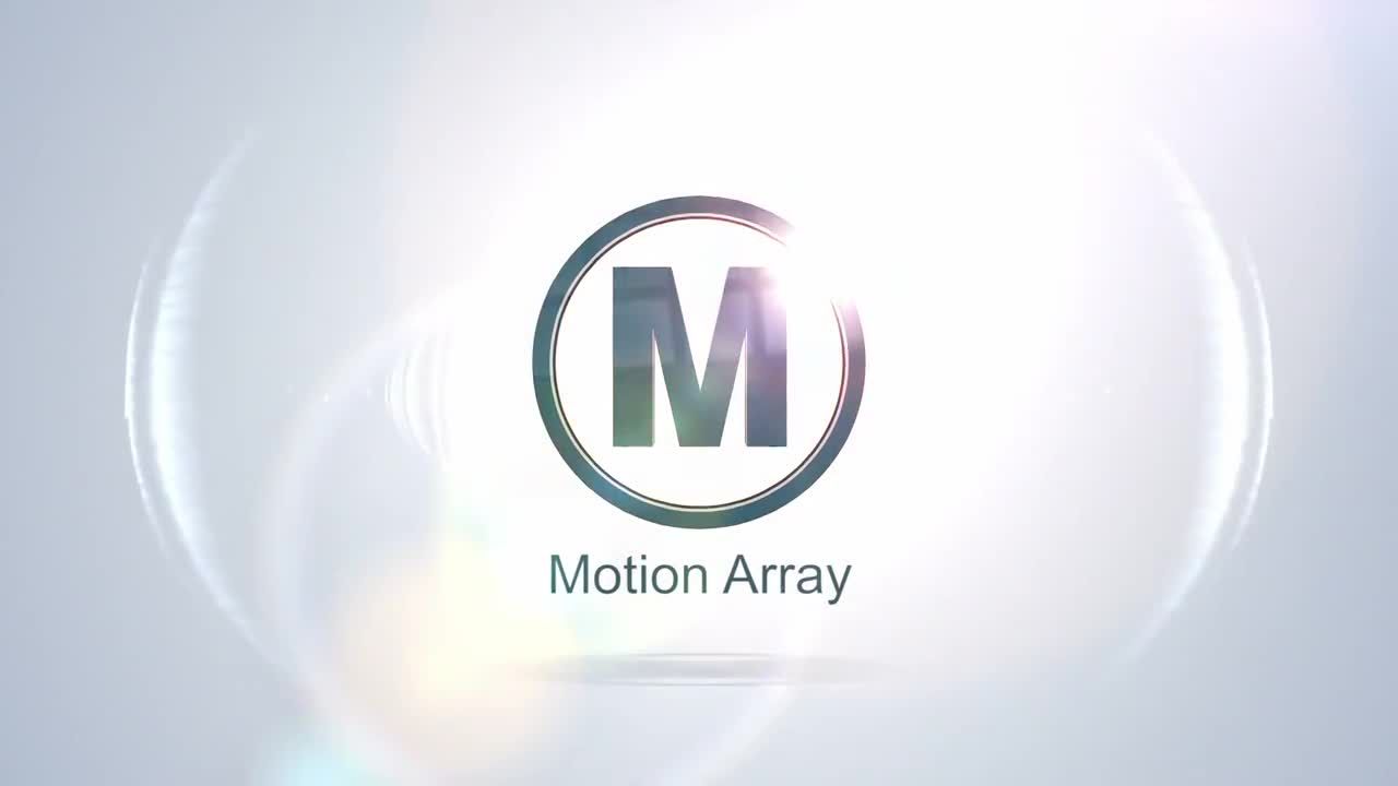 简洁而优雅的企业清洁徽标显示素材库推荐PR模板