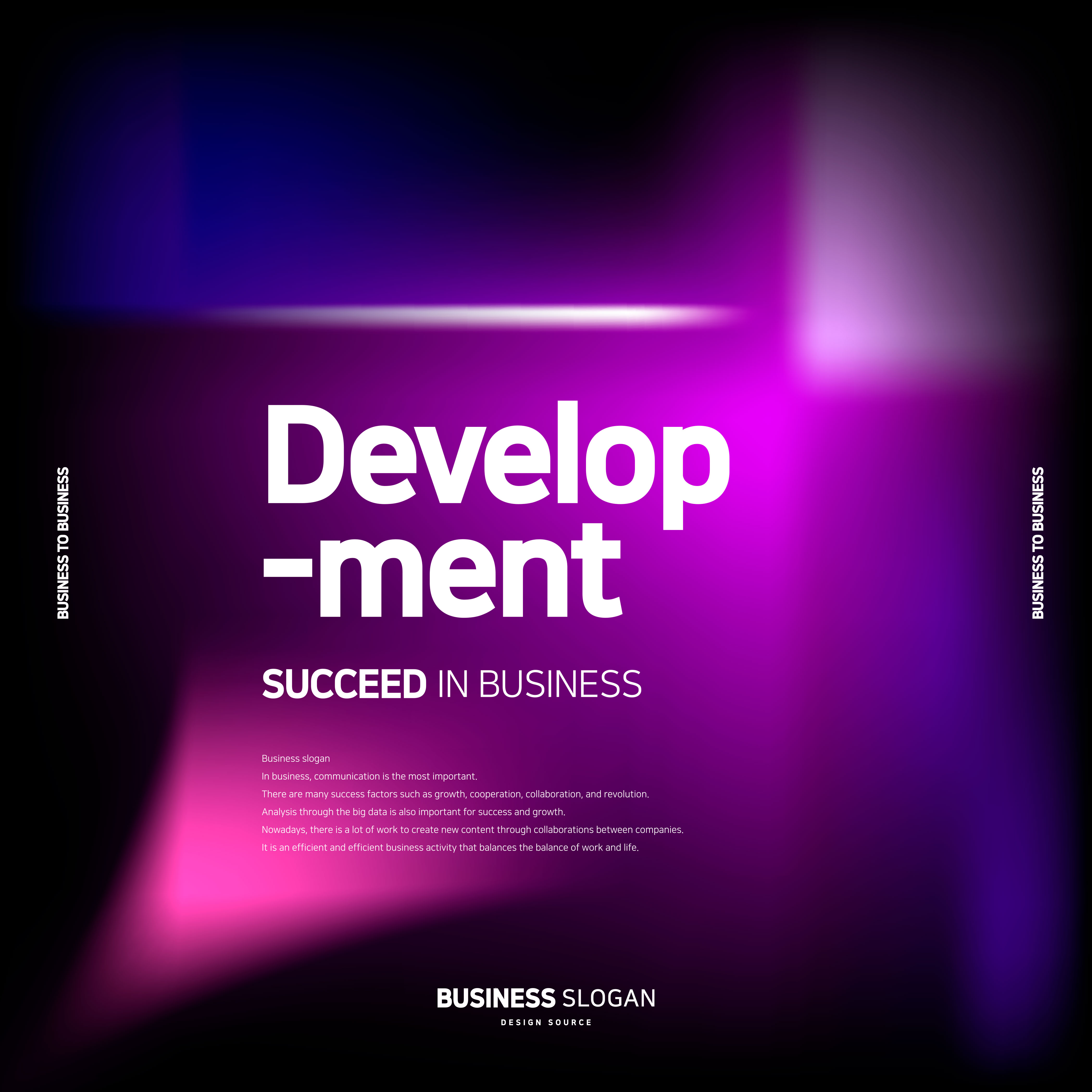 渐变彩色促销广告方形Banner模板套装[AI]插图(5)