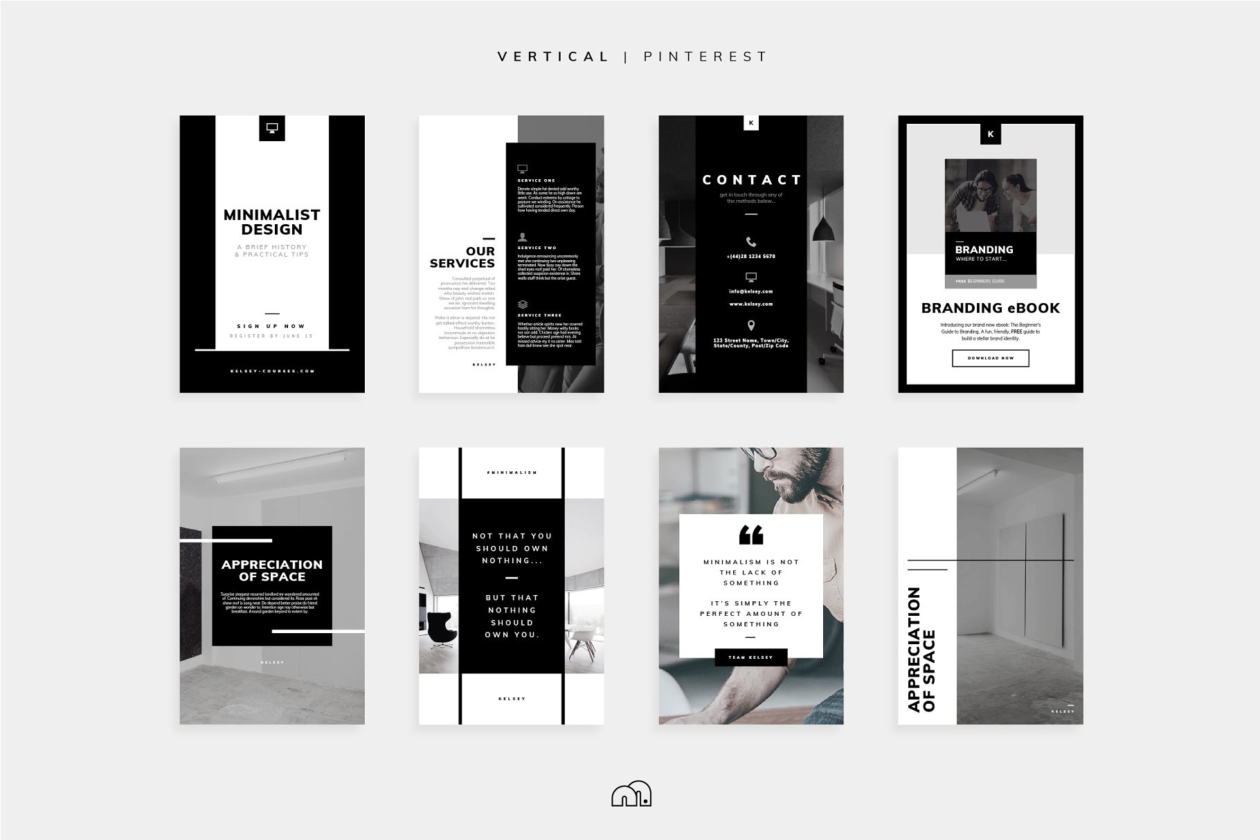 社交媒体插图素材包 Kelsey – Social Media Collection插图(8)