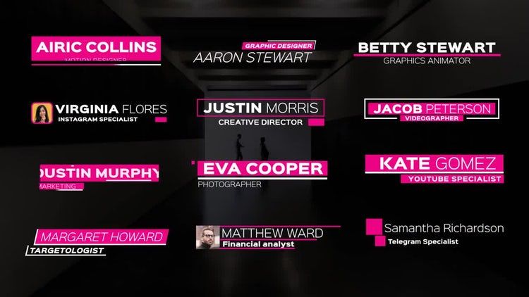 12个外观平滑低三分之二文本动画ae模板