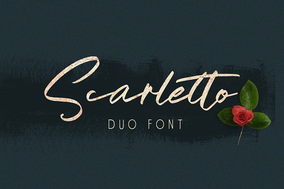 Scarletto Two Font素材之家精选英文字体