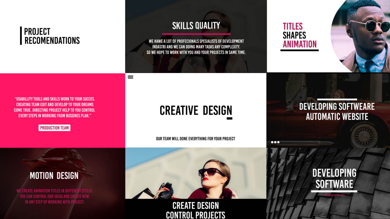 15个现代广告字体全屏标题素材库精选AE模板