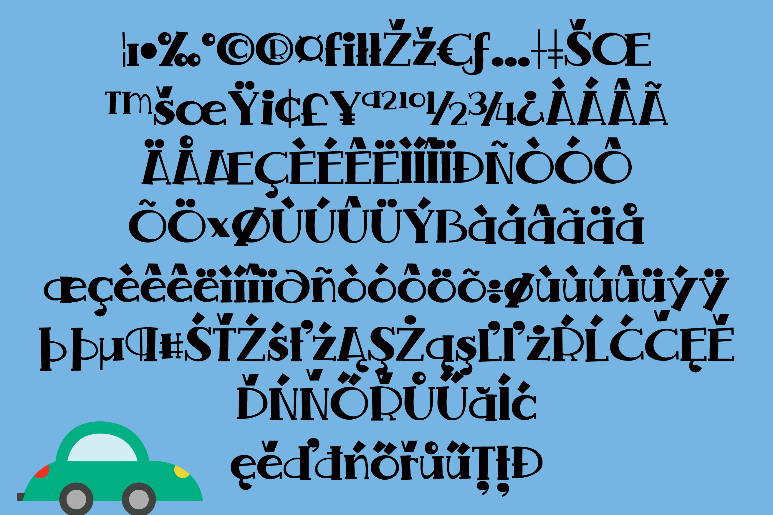 PN Buckle Up Regular Font插图4