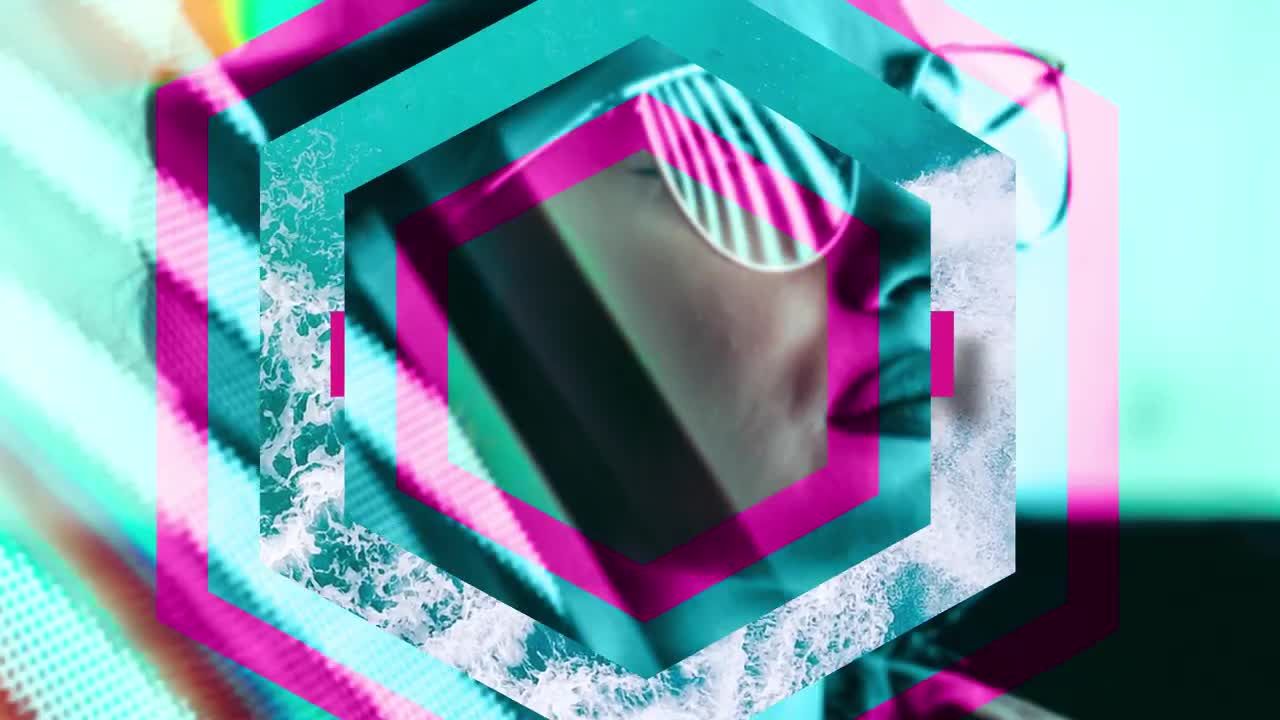 设计独特且具有动画效果现代多边形转换过渡素材库精选AE模板