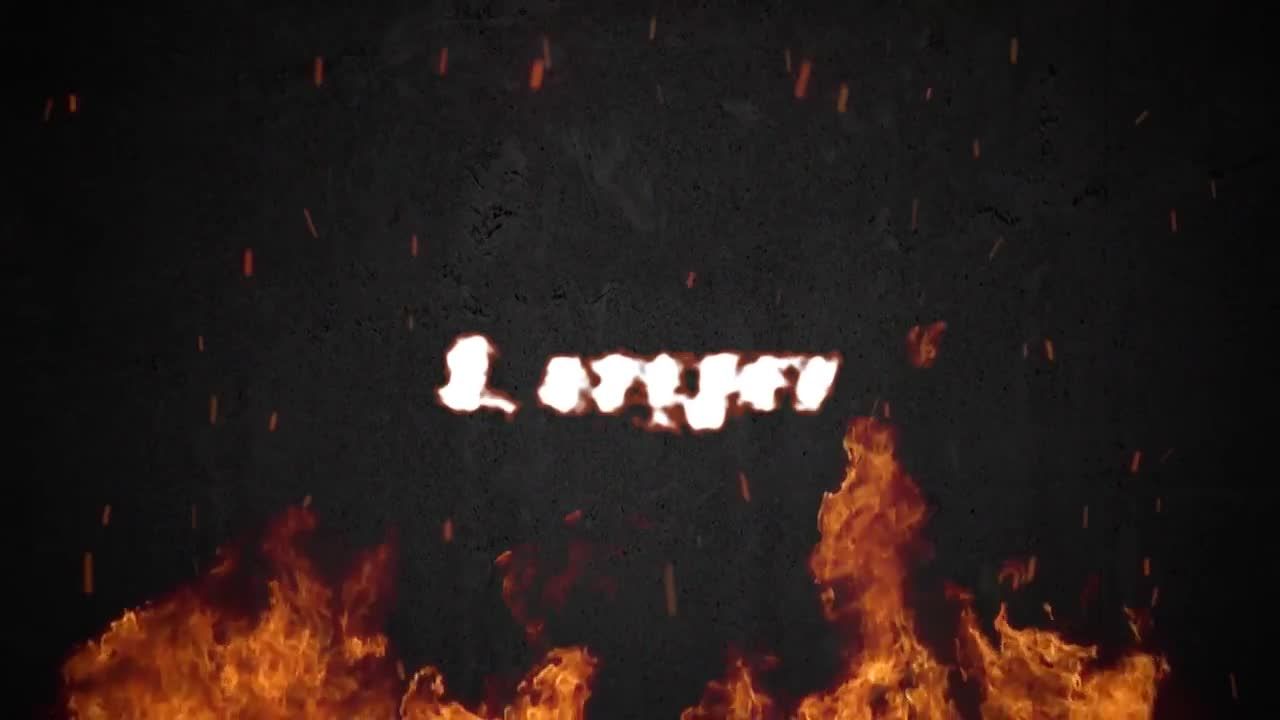 动态动画火焰优美素材库推荐PR模板