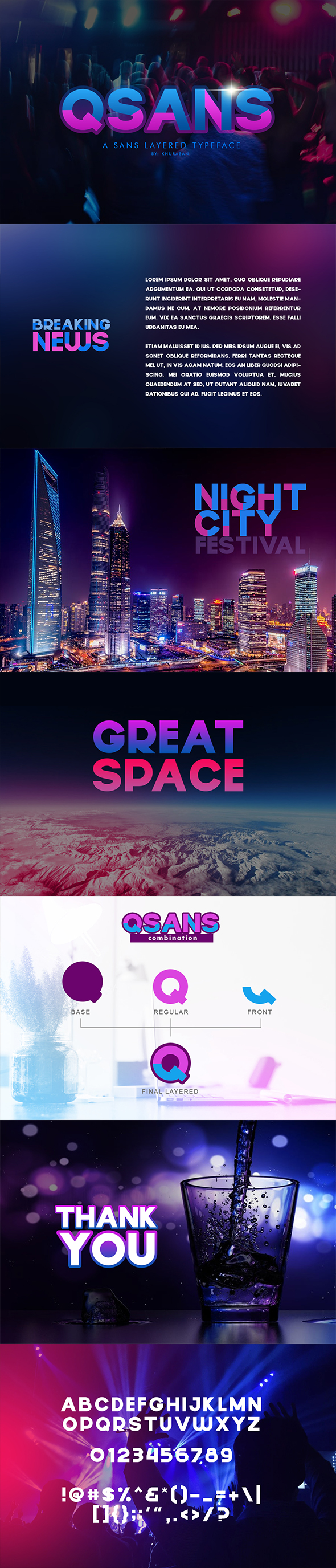 Qsans Layered Typeface插图1