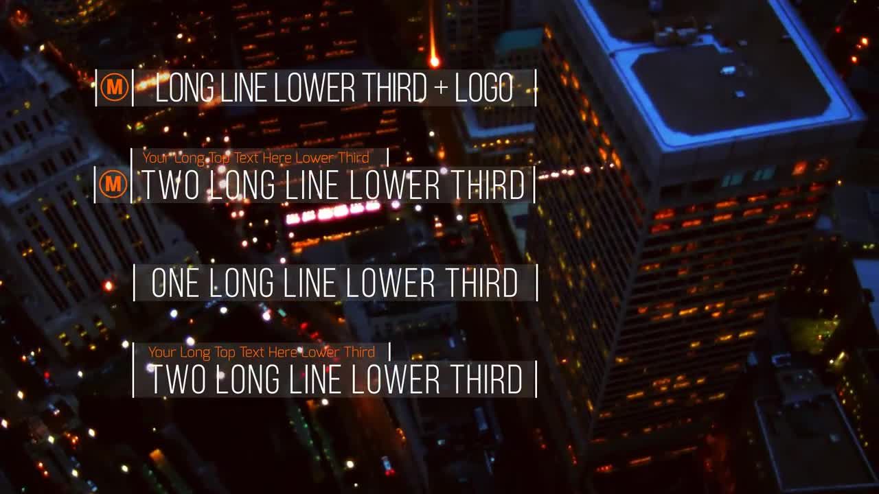 28组动态简洁文字标题字幕条特效素材库精选AE模板