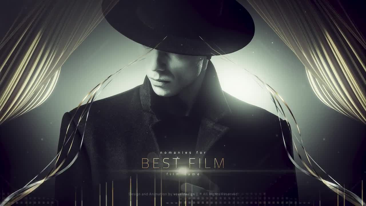 设计精美的颁奖典礼标题素材库精选AE模板