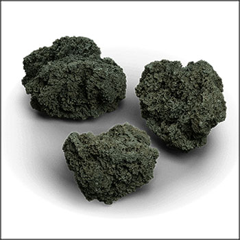 石头长满青苔的岩石3D/C4D模型2