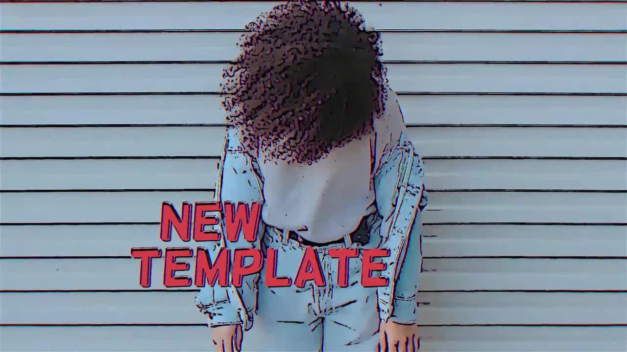 卡通风格幻灯片ae模板