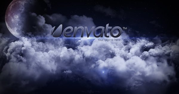 乌云密布天气电影效果logo演示素材库精选AE模板 Cinematic Logo Opener