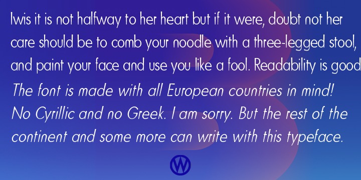 Blitz Condensed Font插图3