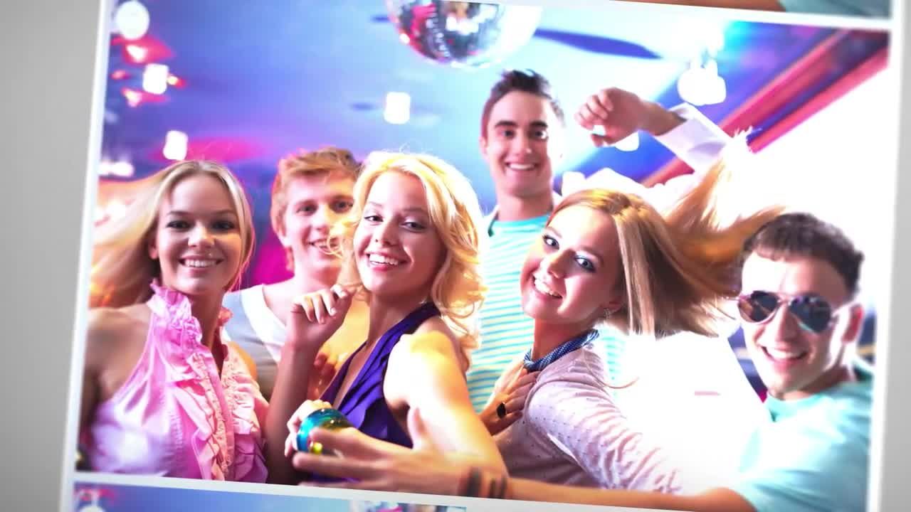 光滑分裂效果ae照片模板