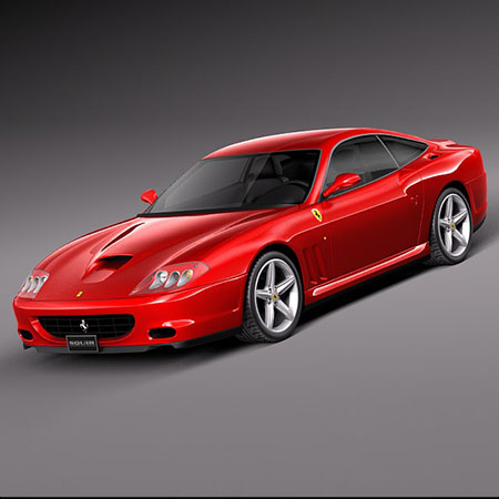 法拉利 575M 马拉内罗 2002-2006汽车3D 模型