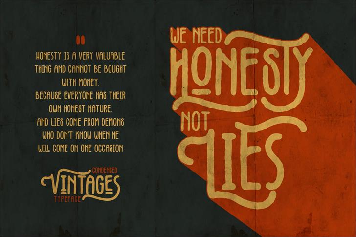 Vintages font插图3 Vintages font插图3