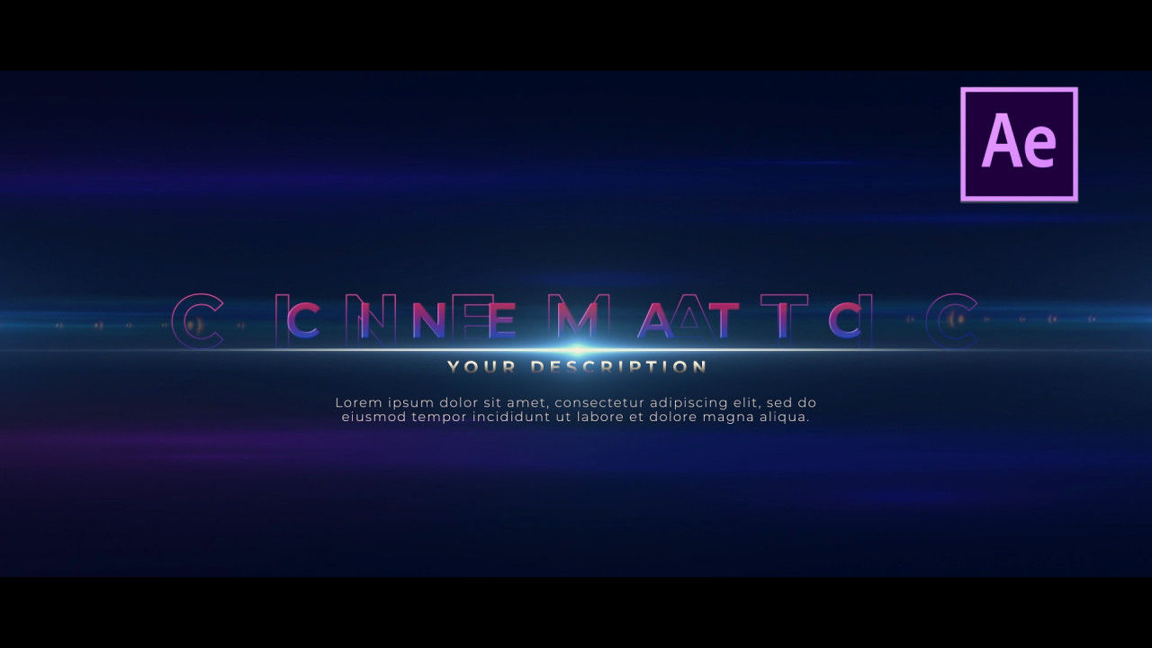 炫酷电影宣传片素材库精选AE模板