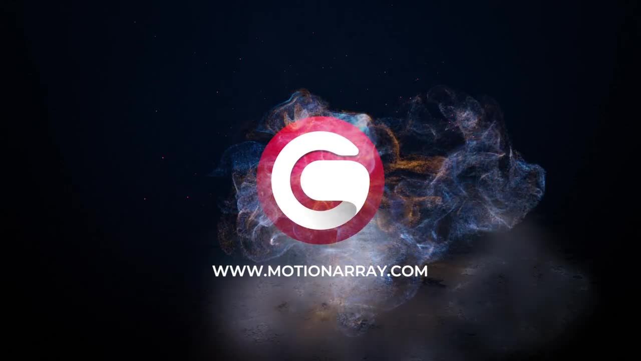 创意粒子爆炸标志素材库推荐PR模板