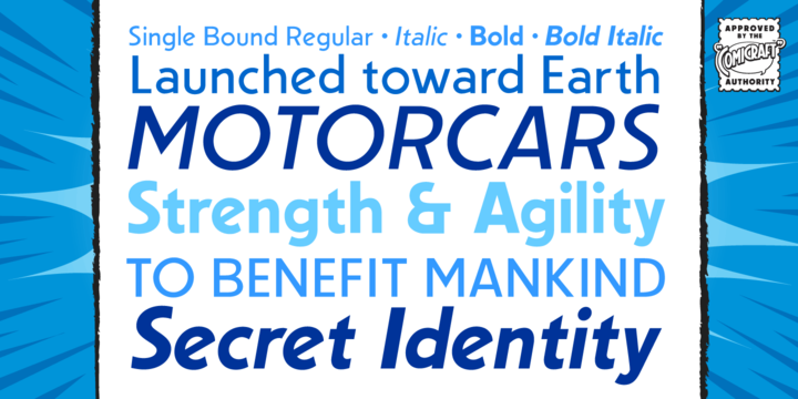 Single Bound Font Family插图2