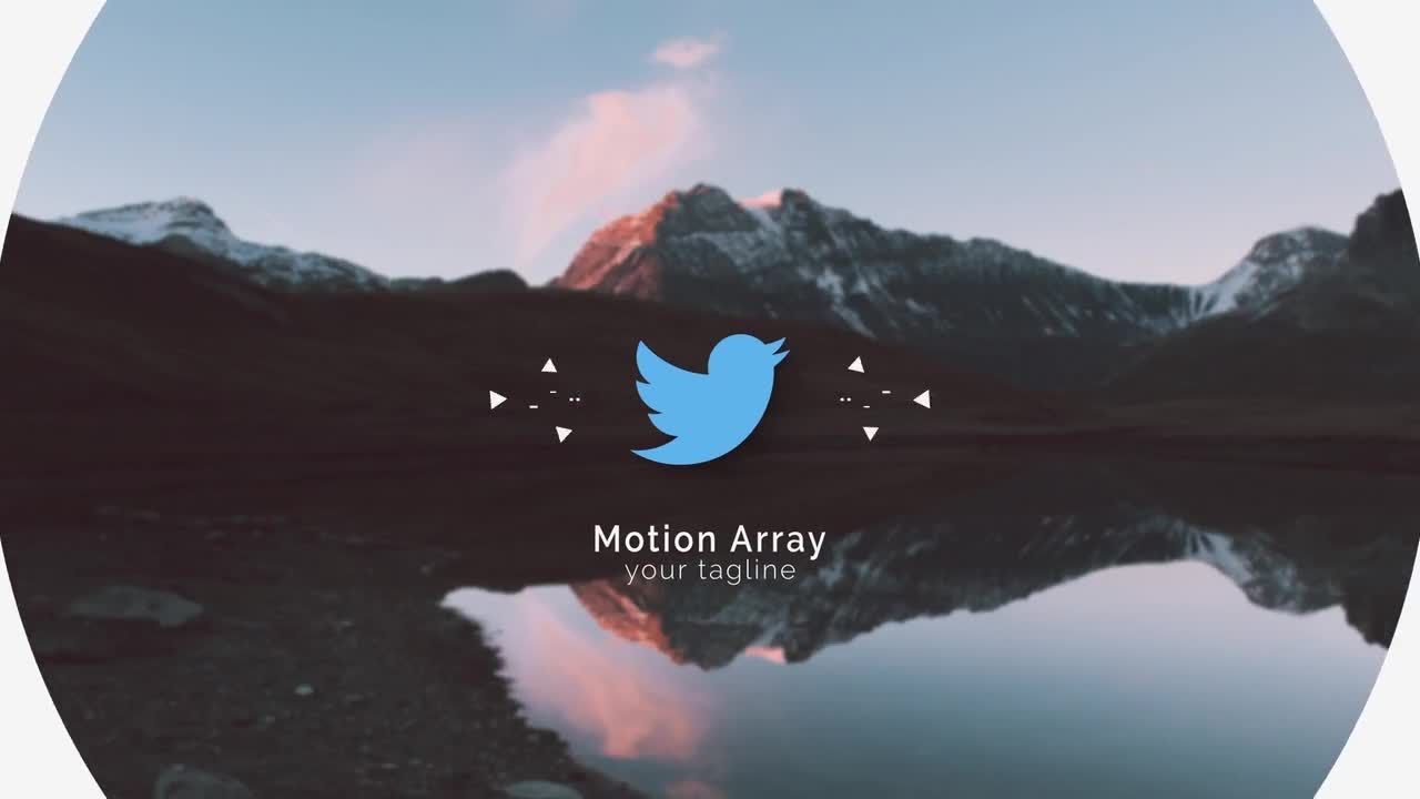 时尚组合显示简短徽标素材库精选AE模板