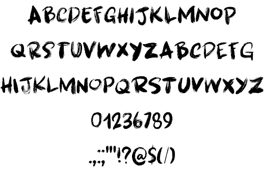 Brushcrazy DEMO font插图1