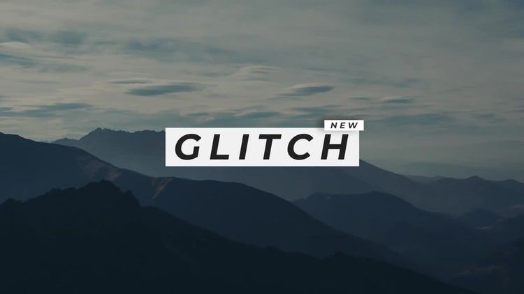 10个最新小故障标题文本动画ae模板