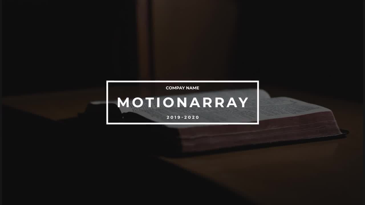 20个高级版式全屏标题动画素材库精选AE模板