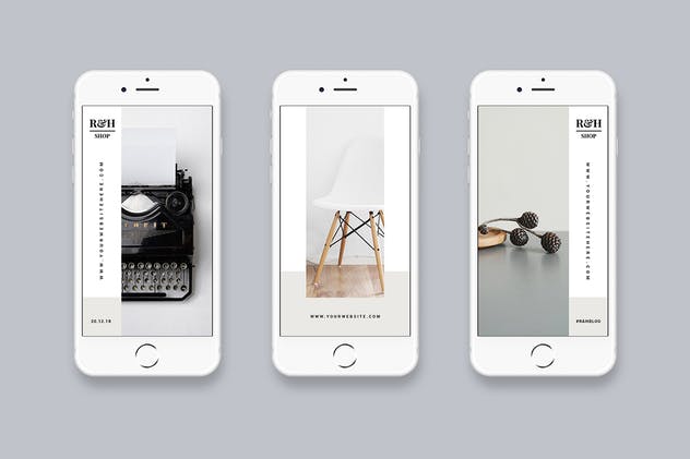 简约Instagram商店促销/品牌故事广告模板素材库精选V9 Instagram Stories Vol. 9插图(4)