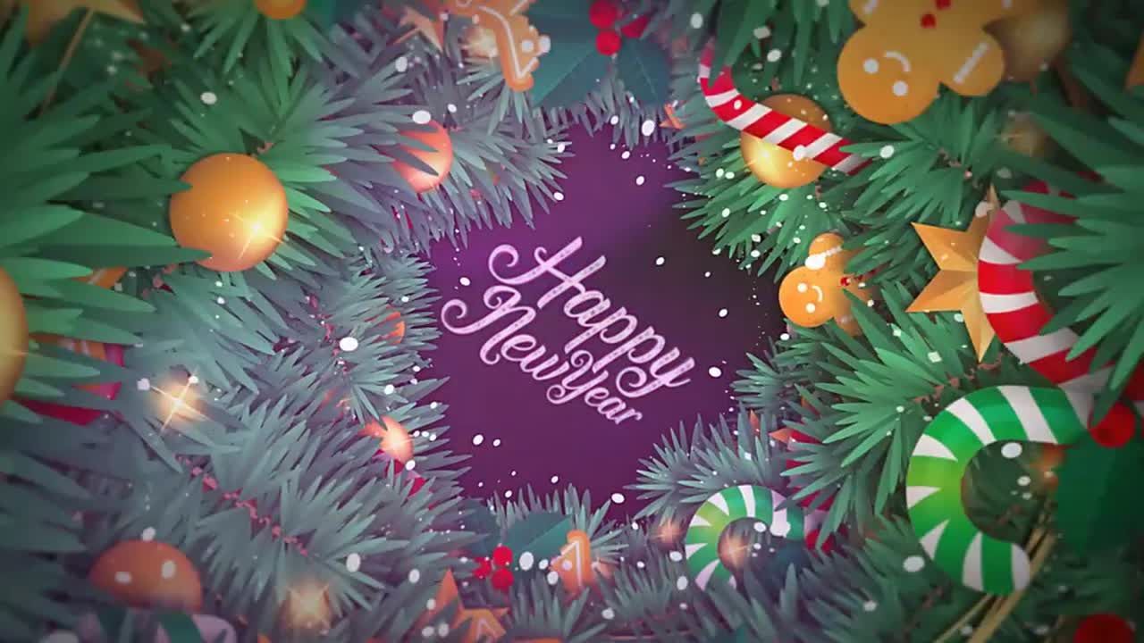 圣诞节标志故事素材库精选AE模板