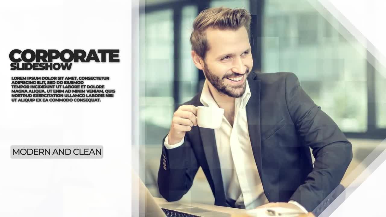 企业宣传介绍幻灯片ae模板