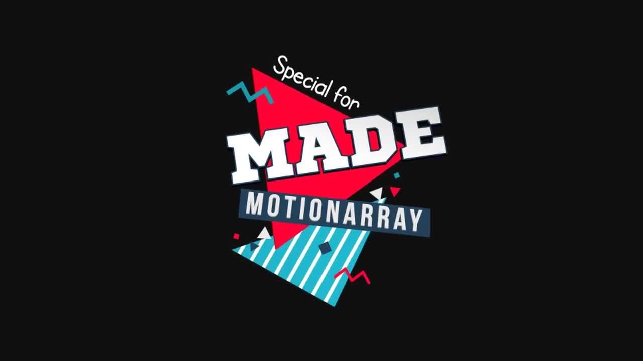 9个3D彩色标题素材库精选AE模板