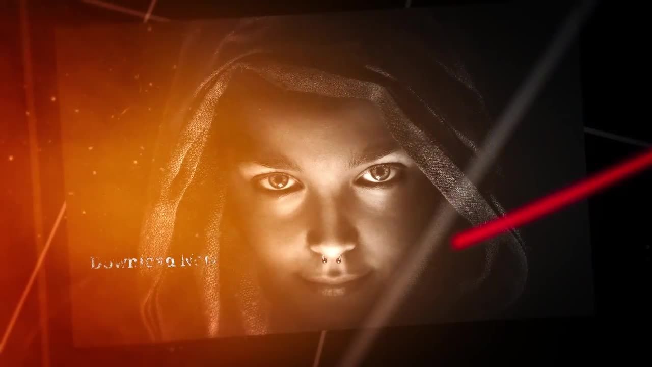 电影“红线”幻灯片素材库精选AE模板