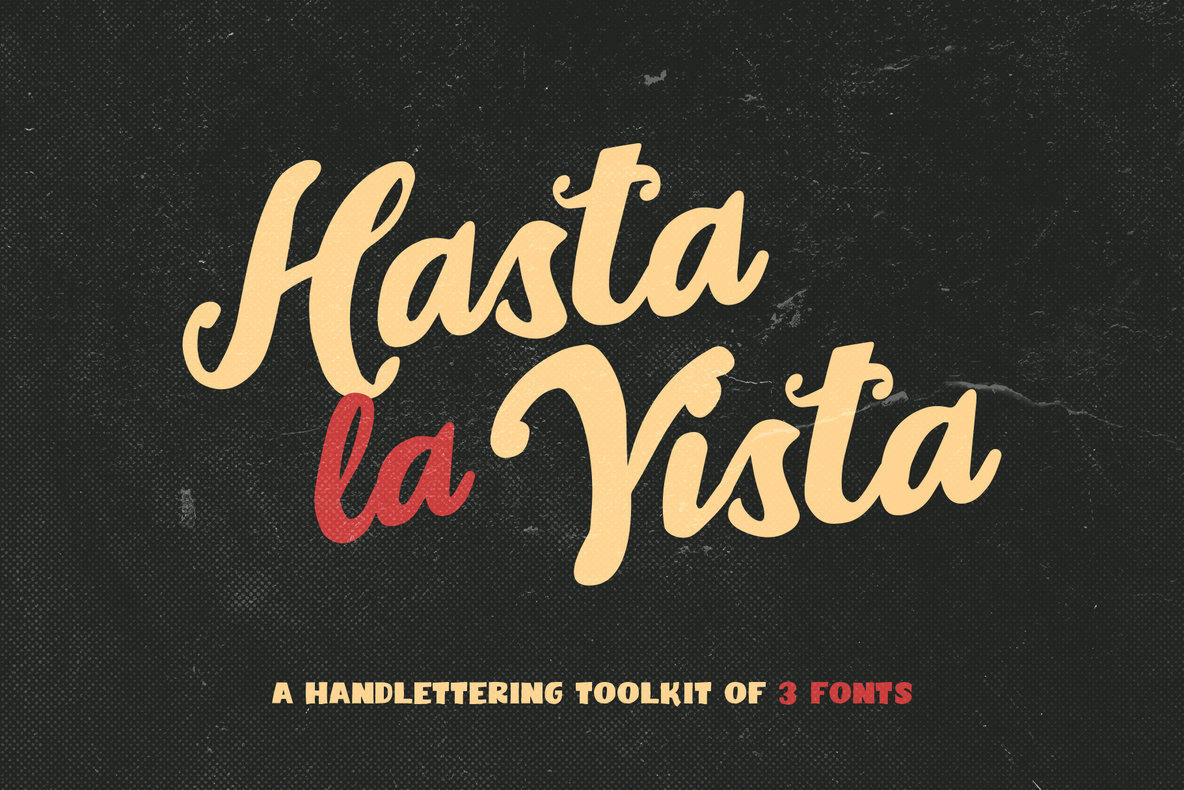 Hasta La Vista Font Family素材之家精选英文字体