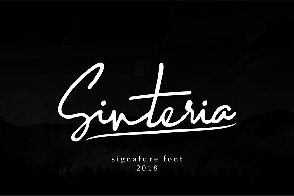 Sinteria Signature Font素材之家精选英文字体