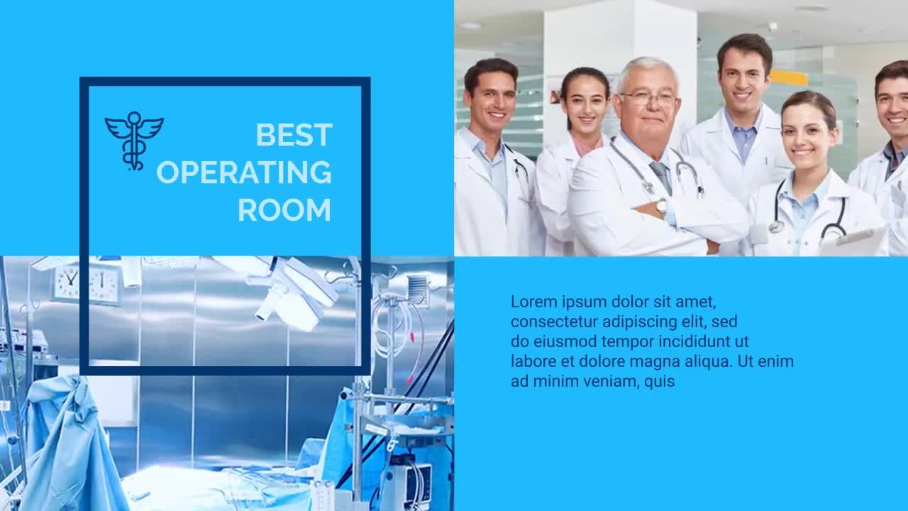 医疗行业宣传介绍过渡模板素材库精选AE模板